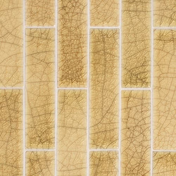 Mellow Yellow Crackle Arabesque