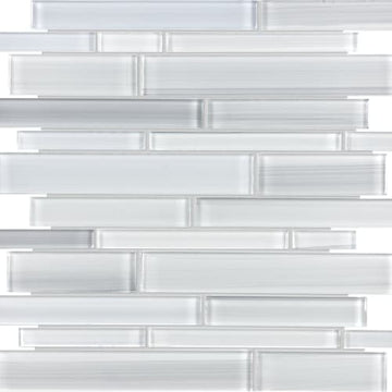 Ice Random Strip Mosaic