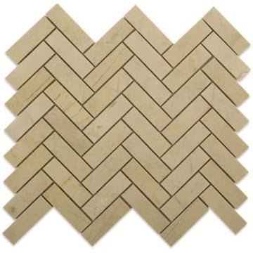 Crema Marfil 1x3 Herringbone