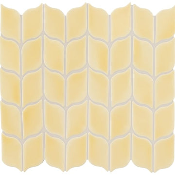 Gold Leaf Leaf Mosaic 3"x6"