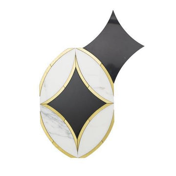 Calacatta, Nero Marquina And Brass