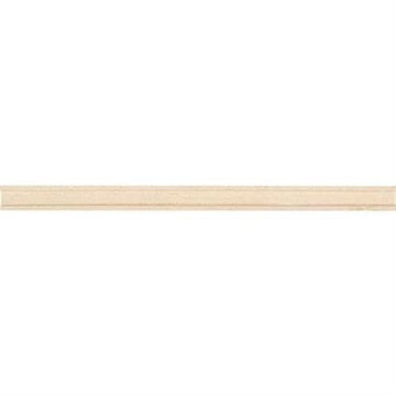 Honest Greige Pencil Rail Honed - 0.75x12