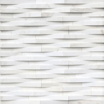 Cosmic White 3d Wave