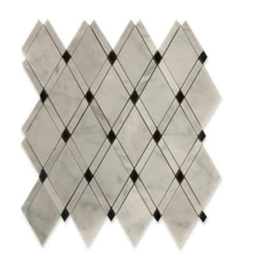 Majestic White Carrara Light Gray Black