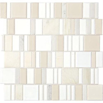 Cloud Mosaic (Square 2"xrandom) - 13x13