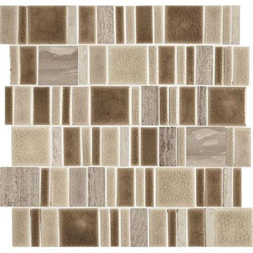 Sandbox Mosaic (Square 2"xrandom) - 13x13