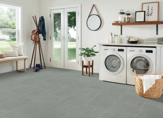 Modern Comfort Silver in Downtown Grey 12'