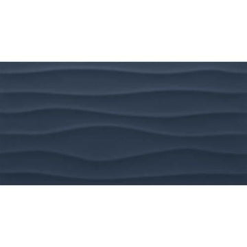 Nostalgic Blue Wave 12x24