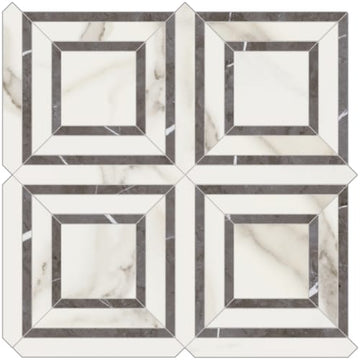 Calacatta Oro Piazza Mosaic