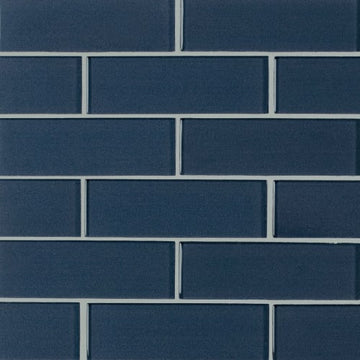 Midnight Glass Subway Tile 2x6