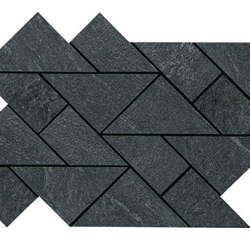 Teddy Triangle Mosaic 8 1/2"x14 1/2"