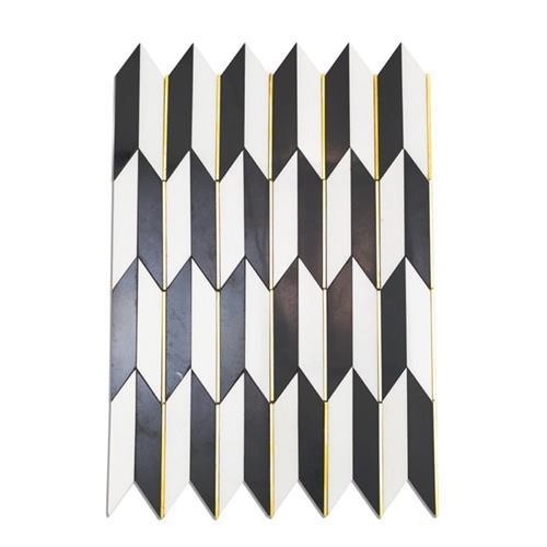 Soho Studio Corp. in Polarized Brass Line Natural Stone