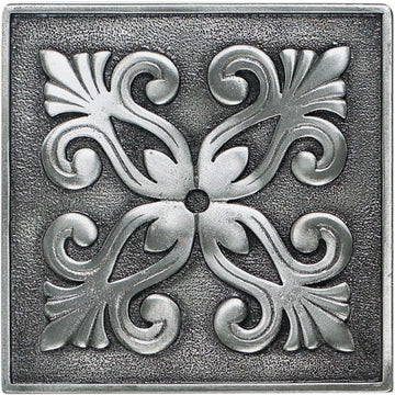Pewter - Square - 4 X 4 - Style 1