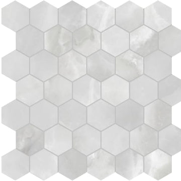 Onyx Cristallo Hexagon Polished