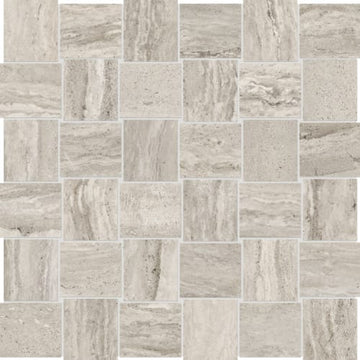 Clay 2x2 Basketweave Mosaic