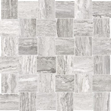 Ice 2x2 Basketweave Mosaic