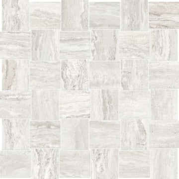 Ivory 2x2 Basketweave Mosaic
