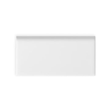 Matte White Bullnose Le 3x6