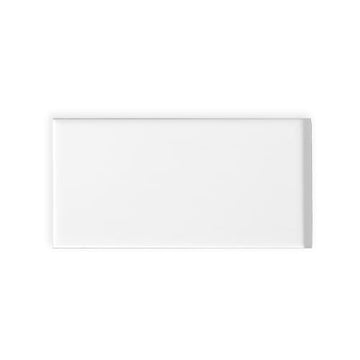 Matte White Bullnose Se 3x6