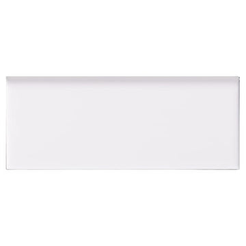 Pure White Glossy Bullnose Le 8x20