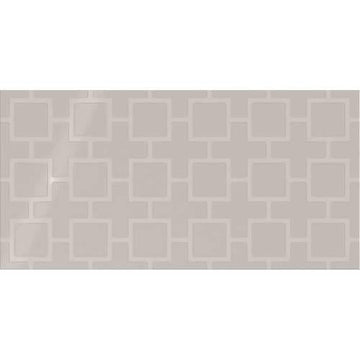 Soft Gray Square Lattice 12x24