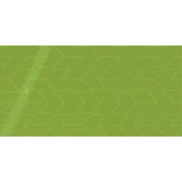 Vivid Green Chevron 12x24
