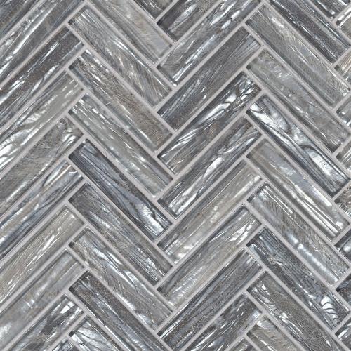 MSI in Shimmering Silver Glass Tile