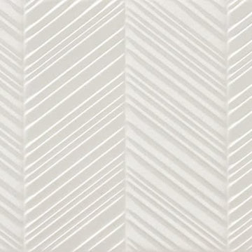 White Chevron 12" X 39"