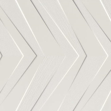 White Chevron 16" X 47"