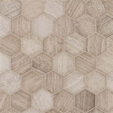White Oak - 2 Hexagon