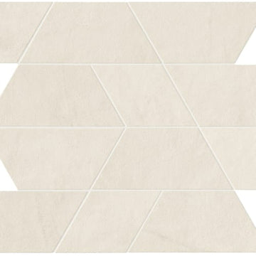 White Mosaic 14x12 Satin