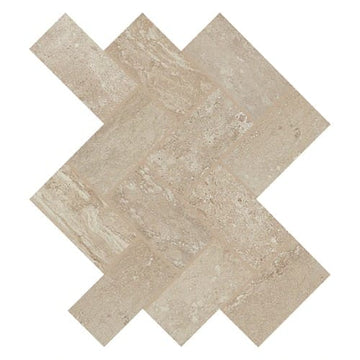 Percussion Taupe 2"x4" Herringbone