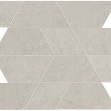 Light Grey Mosaic 14x12 Satin