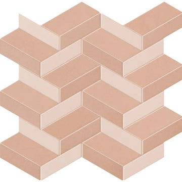 Peach Mosaic 13x12