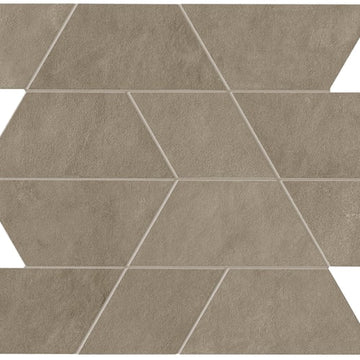Brown Mosaic 14x12 Satin