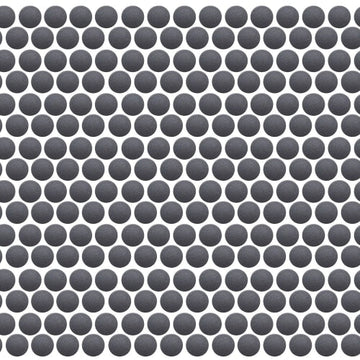 Grey Mosaic Penny Round
