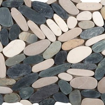 4 Color 12" X 12" Flat Pebbles