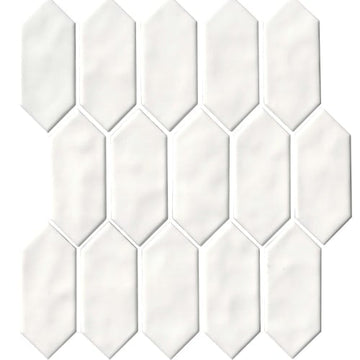 White Mosaic Picket