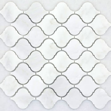 Winter Frost Lantern Mosaic - Mesh Mosaic