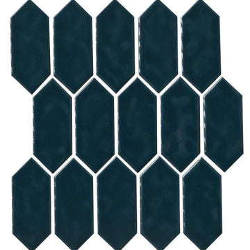 Dark Blue Mosaic Picket
