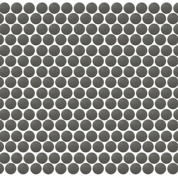 Taupe Mosaic Penny Round